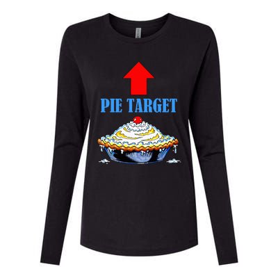 Pie Target Womens Cotton Relaxed Long Sleeve T-Shirt