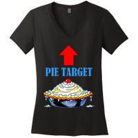 Pie Target Women's V-Neck T-Shirt