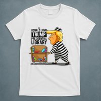 Prison Trump Presidential Library Funny Anti Trump T-Shirt