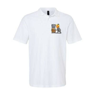 Prison Trump Presidential Library Funny Anti Trump Polo