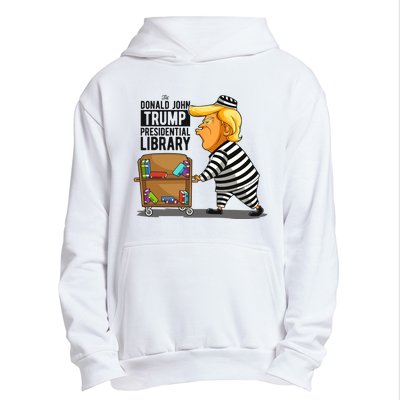 Prison Trump Presidential Library Funny Anti Trump Urban Pullover Hoodie