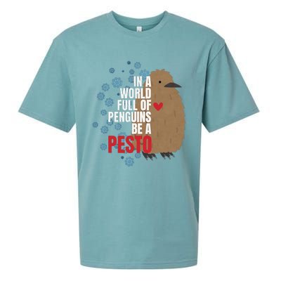 Pesto The Penguin More To Love Absolute Unit Viral Meme Sueded Cloud Jersey T-Shirt