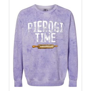 Pierogi Time Polish Food Polish Kitchen Poland Polska Colorblast Crewneck Sweatshirt