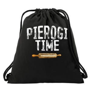 Pierogi Time Polish Food Polish Kitchen Poland Polska Drawstring Bag