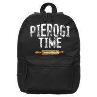 Pierogi Time Polish Food Polish Kitchen Poland Polska 16 in Basic Backpack