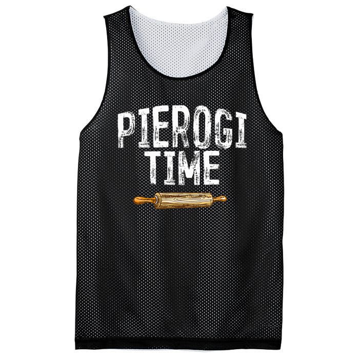 Pierogi Time Polish Food Polish Kitchen Poland Polska Mesh Reversible Basketball Jersey Tank