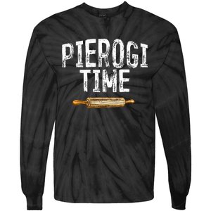 Pierogi Time Polish Food Polish Kitchen Poland Polska Tie-Dye Long Sleeve Shirt