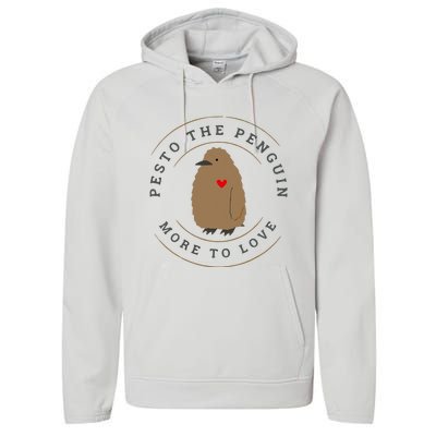 Pesto The Penguin More To Love Cute Penguin Performance Fleece Hoodie