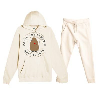 Pesto The Penguin More To Love Cute Penguin Premium Hooded Sweatsuit Set