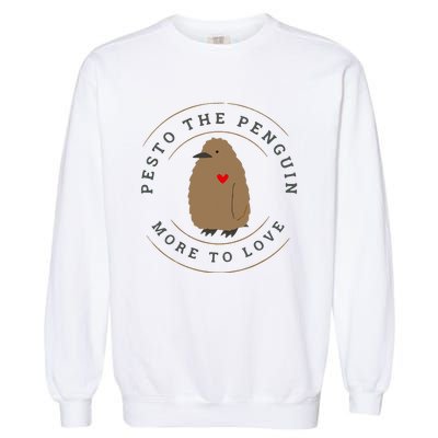 Pesto The Penguin More To Love Cute Penguin Garment-Dyed Sweatshirt