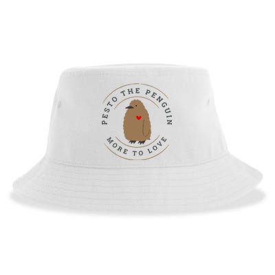 Pesto The Penguin More To Love Cute Penguin Sustainable Bucket Hat