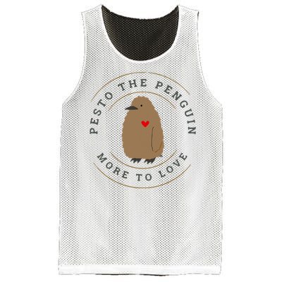 Pesto The Penguin More To Love Cute Penguin Mesh Reversible Basketball Jersey Tank