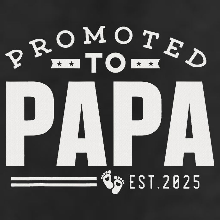 Promoted To Papa 2025 New 1st First Time Papa Dad Father Adult Drive Performance Visor
