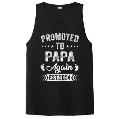 Promoted To Papa Again Est 2024 Announcement PosiCharge Competitor Tank