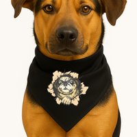 Pug Torn USA-Made Doggie Bandana