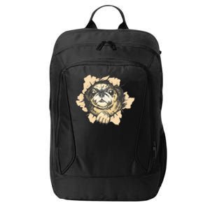 Pug Torn City Backpack