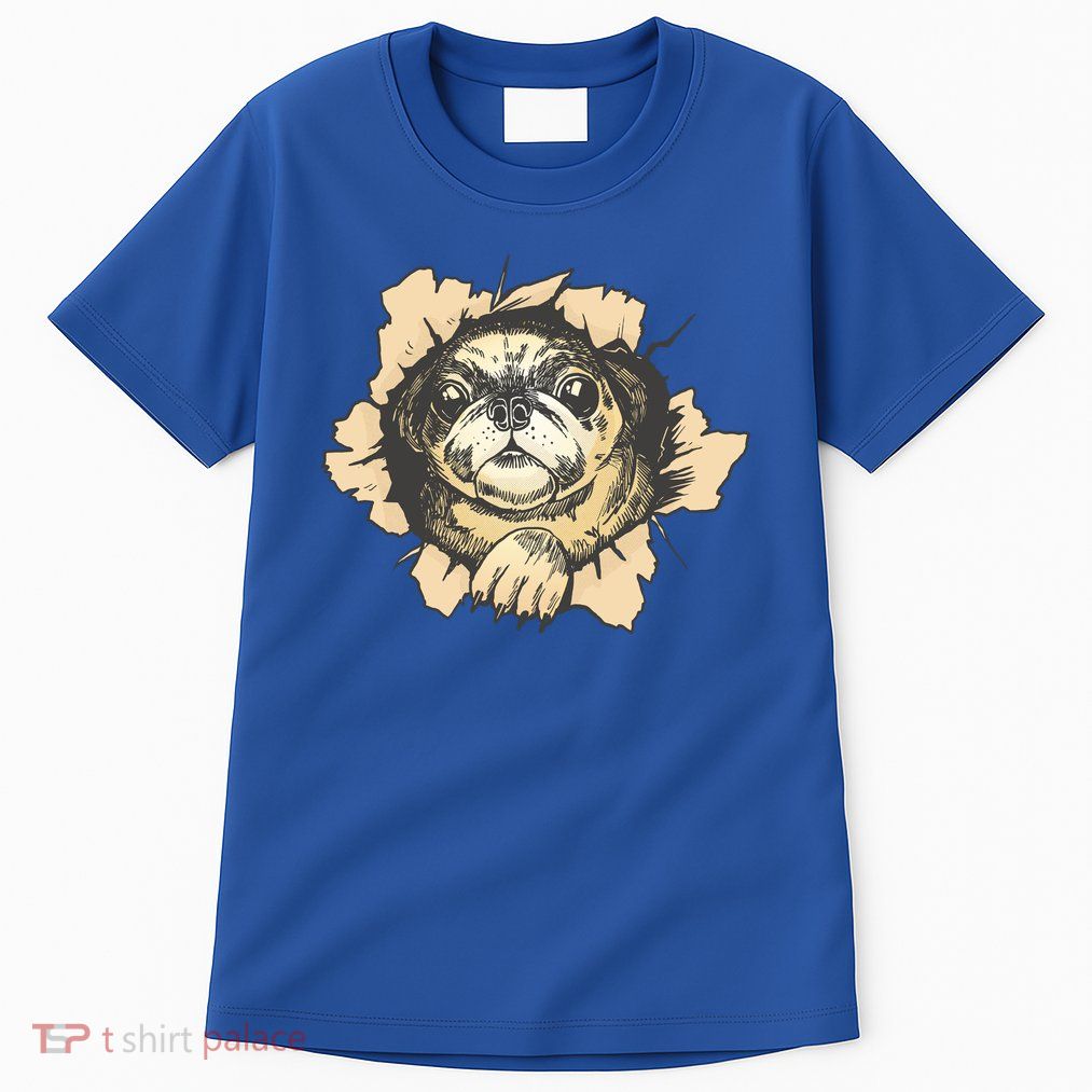 Pug Torn Tall T-Shirt