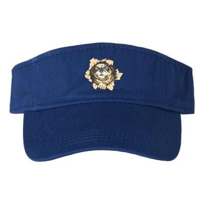 Pug Torn Valucap Bio-Washed Visor