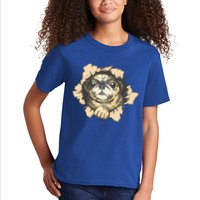 Pug Torn Kids T-Shirt