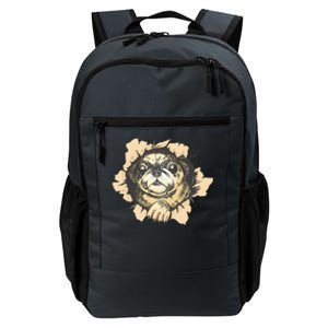 Pug Torn Daily Commute Backpack