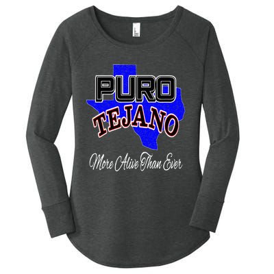 Puro Tejano Women's Perfect Tri Tunic Long Sleeve Shirt