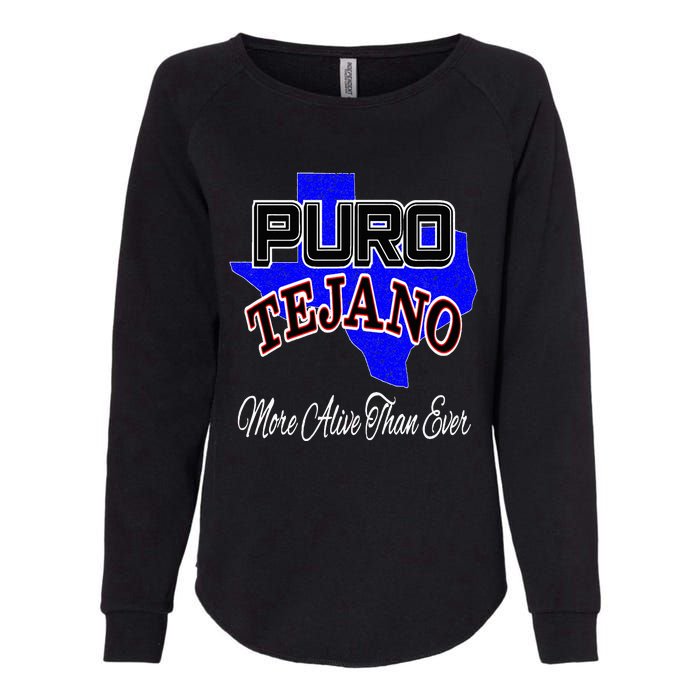 Puro Tejano Womens California Wash Sweatshirt