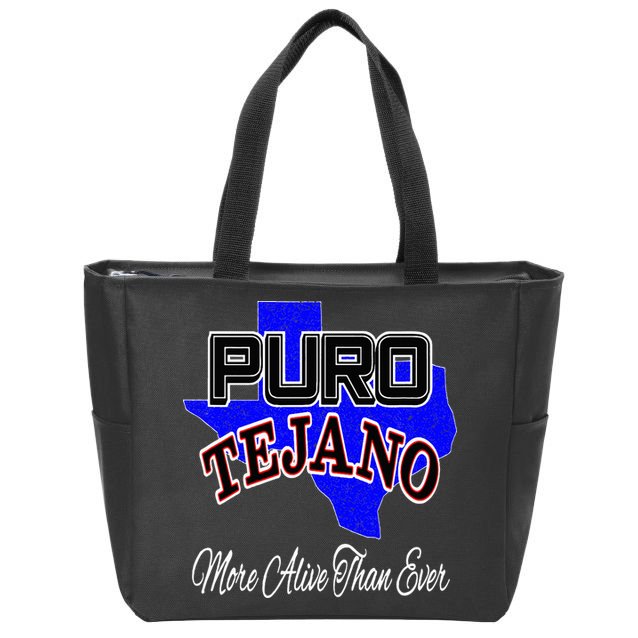 Puro Tejano Zip Tote Bag
