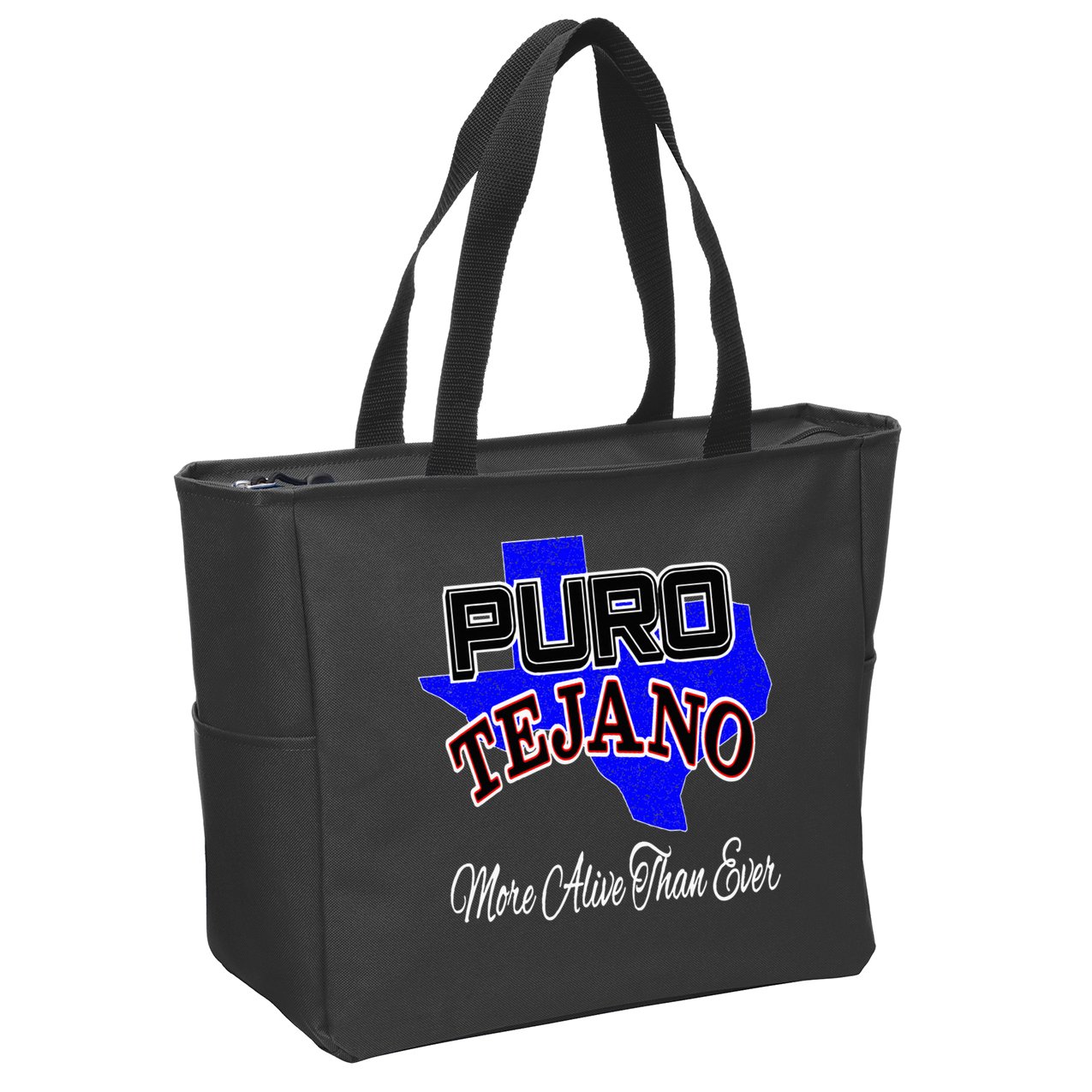 Puro Tejano Zip Tote Bag