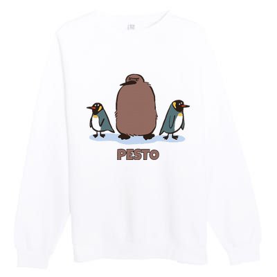 Pesto The Penguin More To Love Penguin Baby Premium Crewneck Sweatshirt