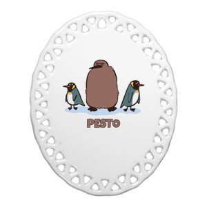 Pesto The Penguin More To Love Penguin Baby Ceramic Oval Ornament