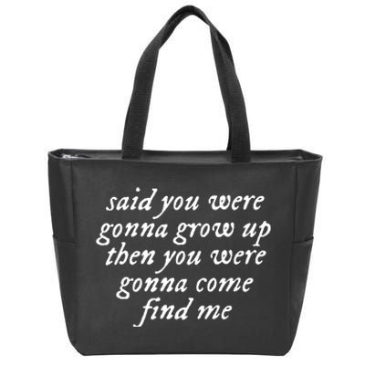 Peter Tortured Poets Zip Tote Bag