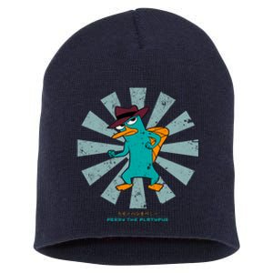 Perry The Platypus Retro Japanese Short Acrylic Beanie