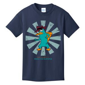 Perry The Platypus Retro Japanese Kids T-Shirt