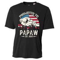 Promoted To Papaw 2024 Soon To Be Dad 2024 New Dad Cooling Performance Crew T-Shirt