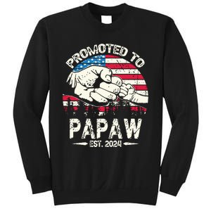 Promoted To Papaw 2024 Soon To Be Dad 2024 New Dad Sweatshirt