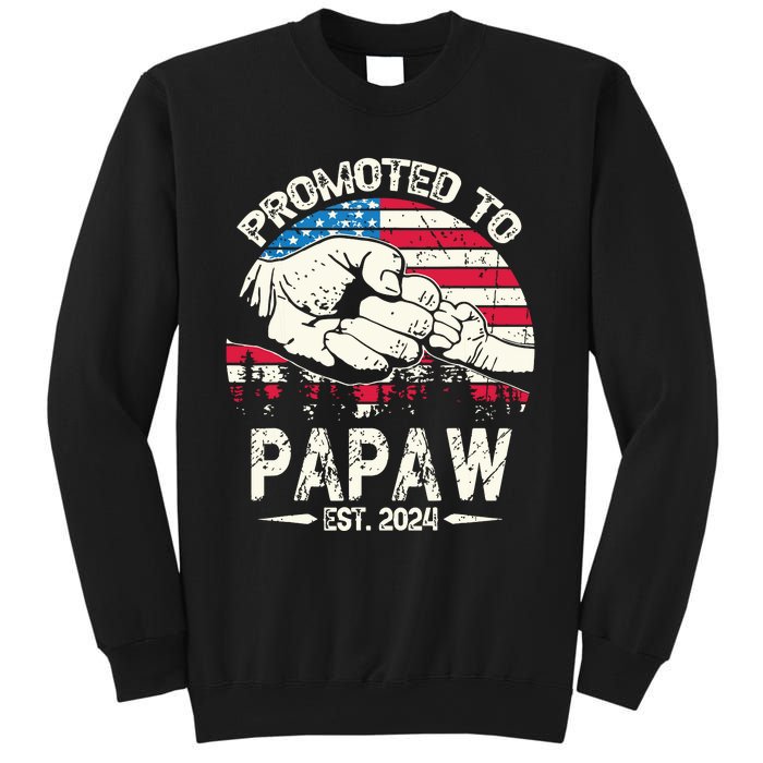 Promoted To Papaw 2024 Soon To Be Dad 2024 New Dad Sweatshirt