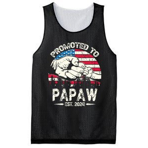 Promoted To Papaw 2024 Soon To Be Dad 2024 New Dad Mesh Reversible Basketball Jersey Tank