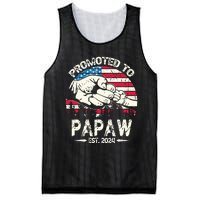 Promoted To Papaw 2024 Soon To Be Dad 2024 New Dad Mesh Reversible Basketball Jersey Tank