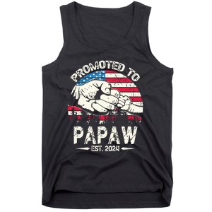 Promoted To Papaw 2024 Soon To Be Dad 2024 New Dad Tank Top