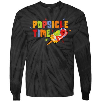 Popsicle Time Tie-Dye Long Sleeve Shirt