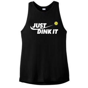 Pickleball Tshirts Pickleball Shirt Just Dink It TShirt Ladies PosiCharge Tri-Blend Wicking Tank