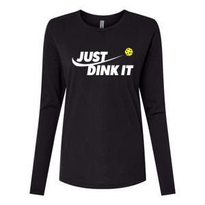 Pickleball Tshirts Pickleball Shirt Just Dink It TShirt Womens Cotton Relaxed Long Sleeve T-Shirt