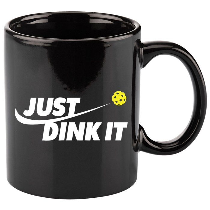 Pickleball Tshirts Pickleball Shirt Just Dink It TShirt 11oz C Handle Ceramic Mug