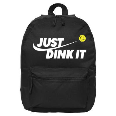 Pickleball Tshirts Pickleball Shirt Just Dink It TShirt 16 in Basic Backpack