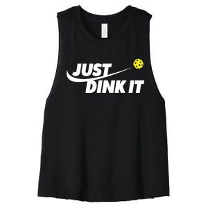 Pickleball Tshirts Pickleball Shirt Just Dink It TShirt Women's Racerback Cropped Tank