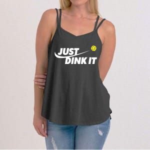 Pickleball Tshirts Pickleball Shirt Just Dink It TShirt Women's Strappy Tank