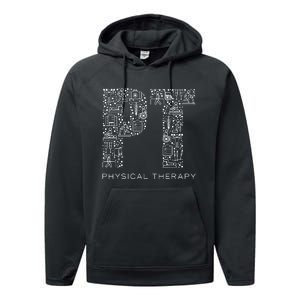 Physical Therapist Physical Therapy Gift PT Month Performance Fleece Hoodie