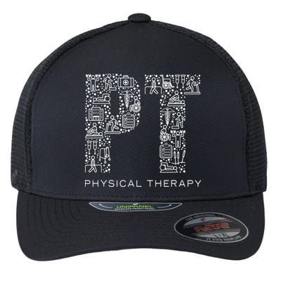 Physical Therapist Physical Therapy Gift PT Month Flexfit Unipanel Trucker Cap