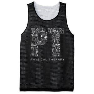 Physical Therapist Physical Therapy Gift PT Month Mesh Reversible Basketball Jersey Tank