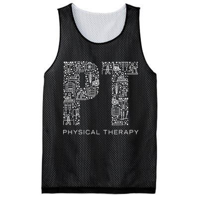 Physical Therapist Physical Therapy Gift PT Month Mesh Reversible Basketball Jersey Tank